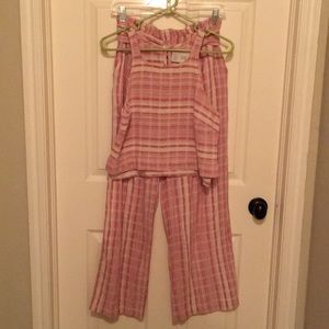 Anthropologie pant and tank set